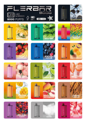 flerbar d8000 – 8.000 puffs