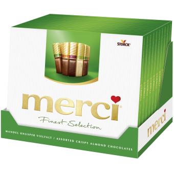 merci finest selection mandel knusper vielfalt 250g merci finest selection mandel knusper vielfalt 250g